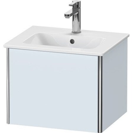 Duravit Xsquare One Drawer Wall-Mount Vanity Unit Light Blue XS420609797